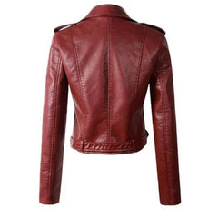Rita | Belted Biker Jacket