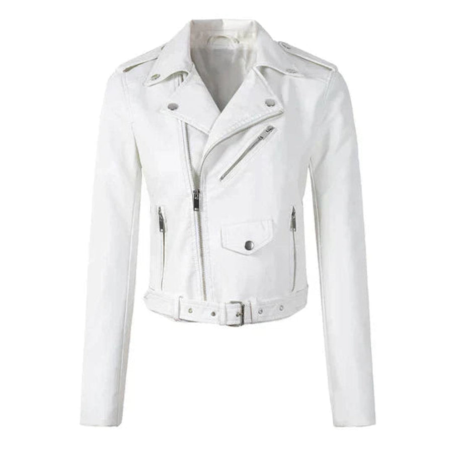 Rita | Belted Biker Jacket