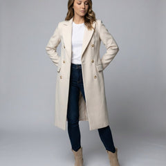 Emeline | Double-Breasted Longline Overcoat