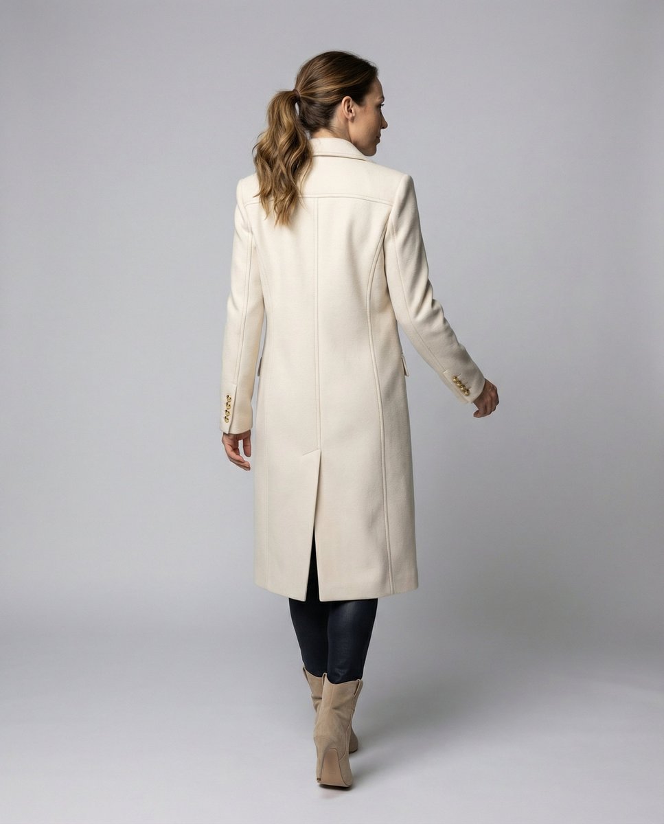 Emeline | Double-Breasted Long Coat