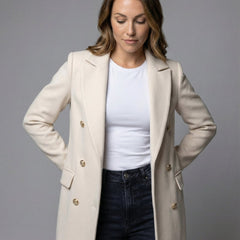 Emeline | Double-Breasted Longline Overcoat