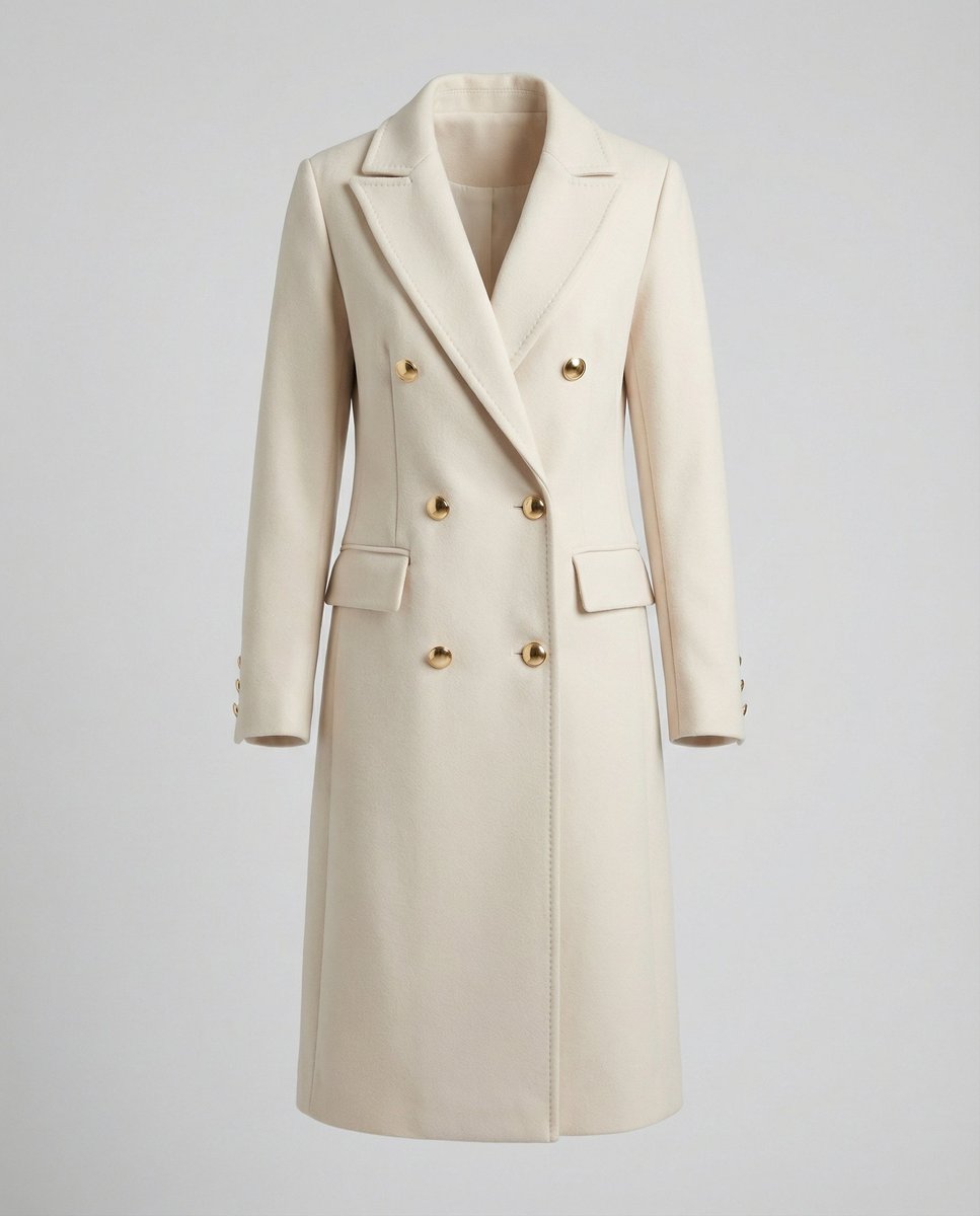 Emeline | Double-Breasted Long Coat