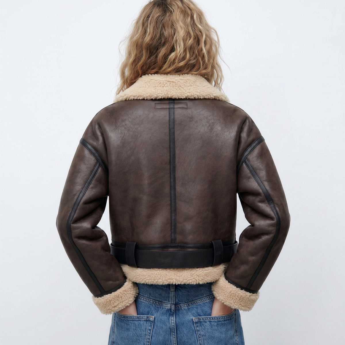 Camilla | Cropped Aviator Jacket