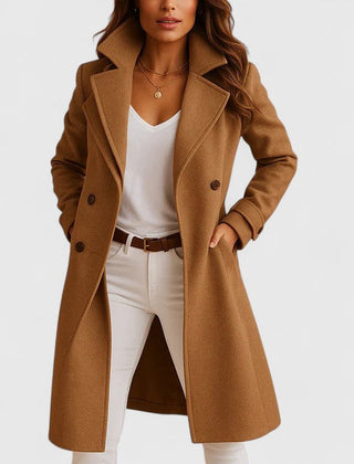 Blanche | Tailored Notch-Lapel Long Coat