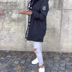 Blythe | Hooded Drawstring Midi Parka