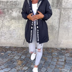 Blythe | Hooded Drawstring Midi Parka
