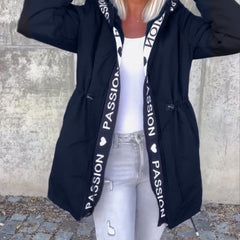 Blythe | Hooded Drawstring Midi Parka