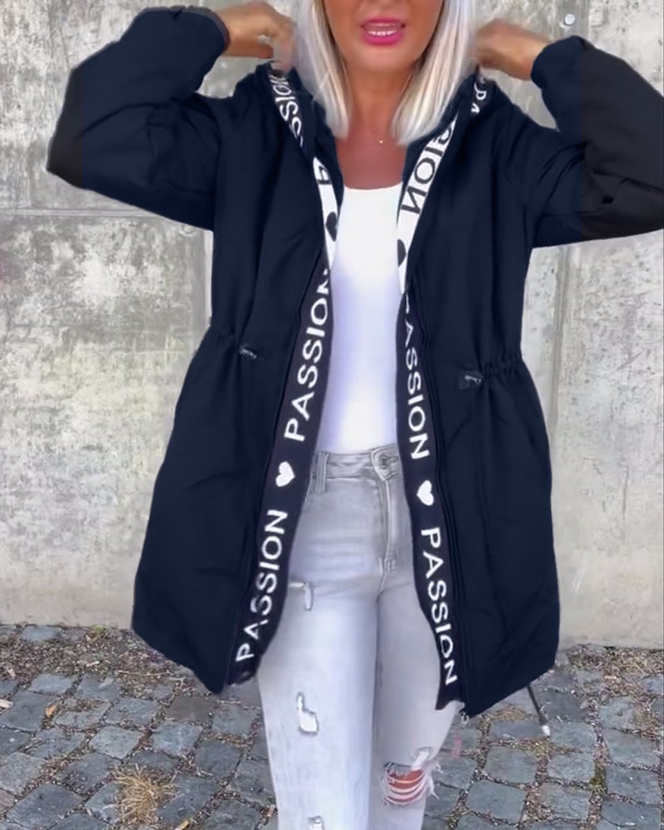 Blythe | Hooded Drawstring Midi Parka