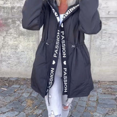 Blythe | Hooded Drawstring Midi Parka