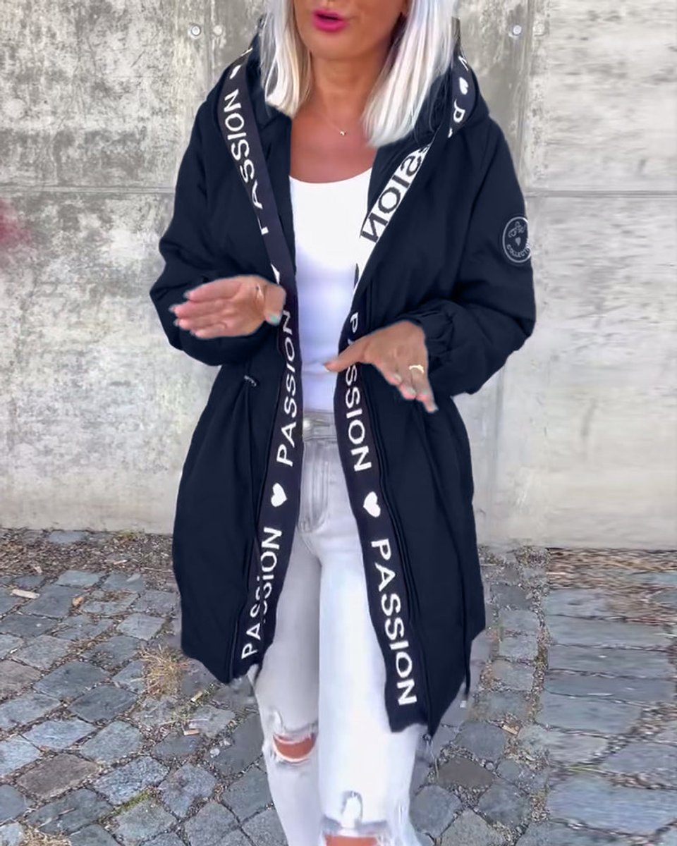 Blythe | Hooded Drawstring Midi Parka