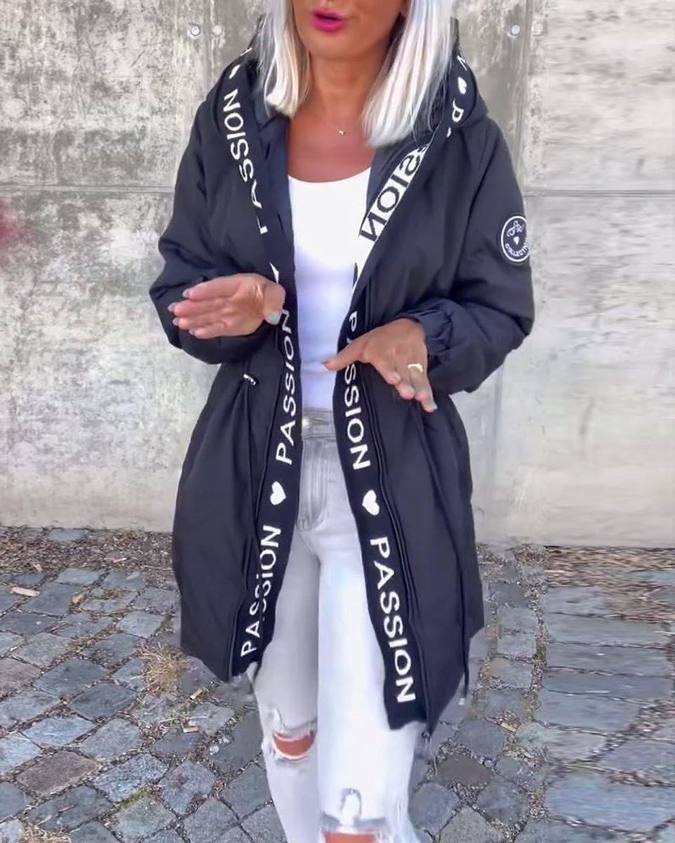 Blythe | Hooded Drawstring Midi Parka