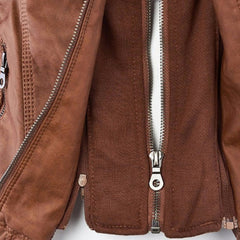 Diana | Hooded Zip-Up Moto Jacket