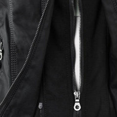Diana | Hooded Zip-Up Moto Jacket