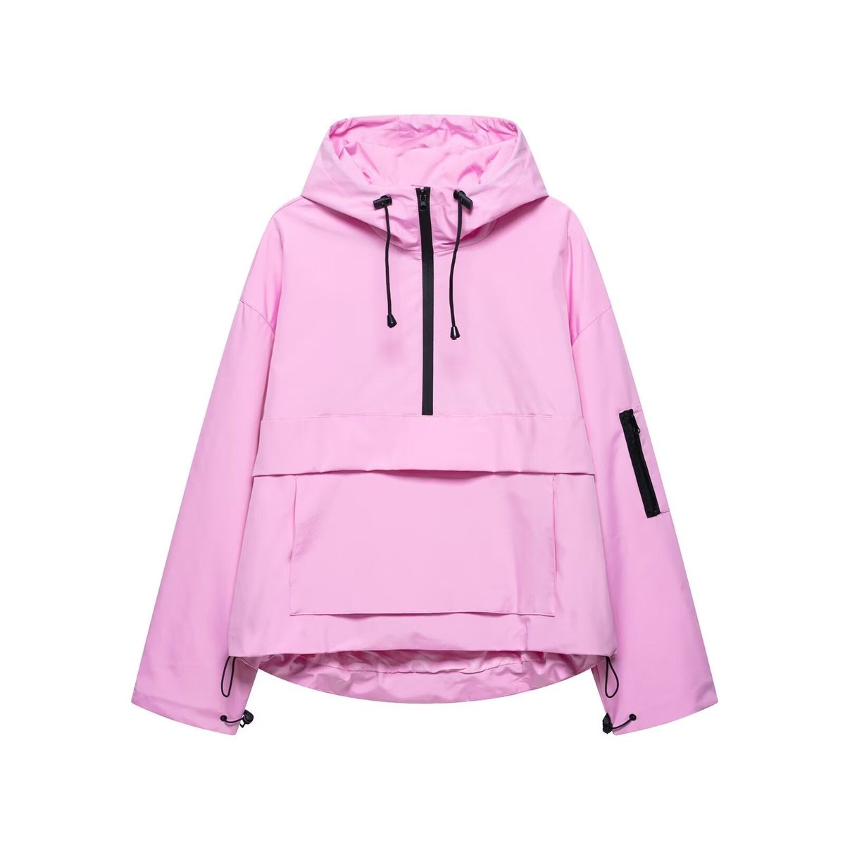 Ada | Hooded Half-Zip Anorak
