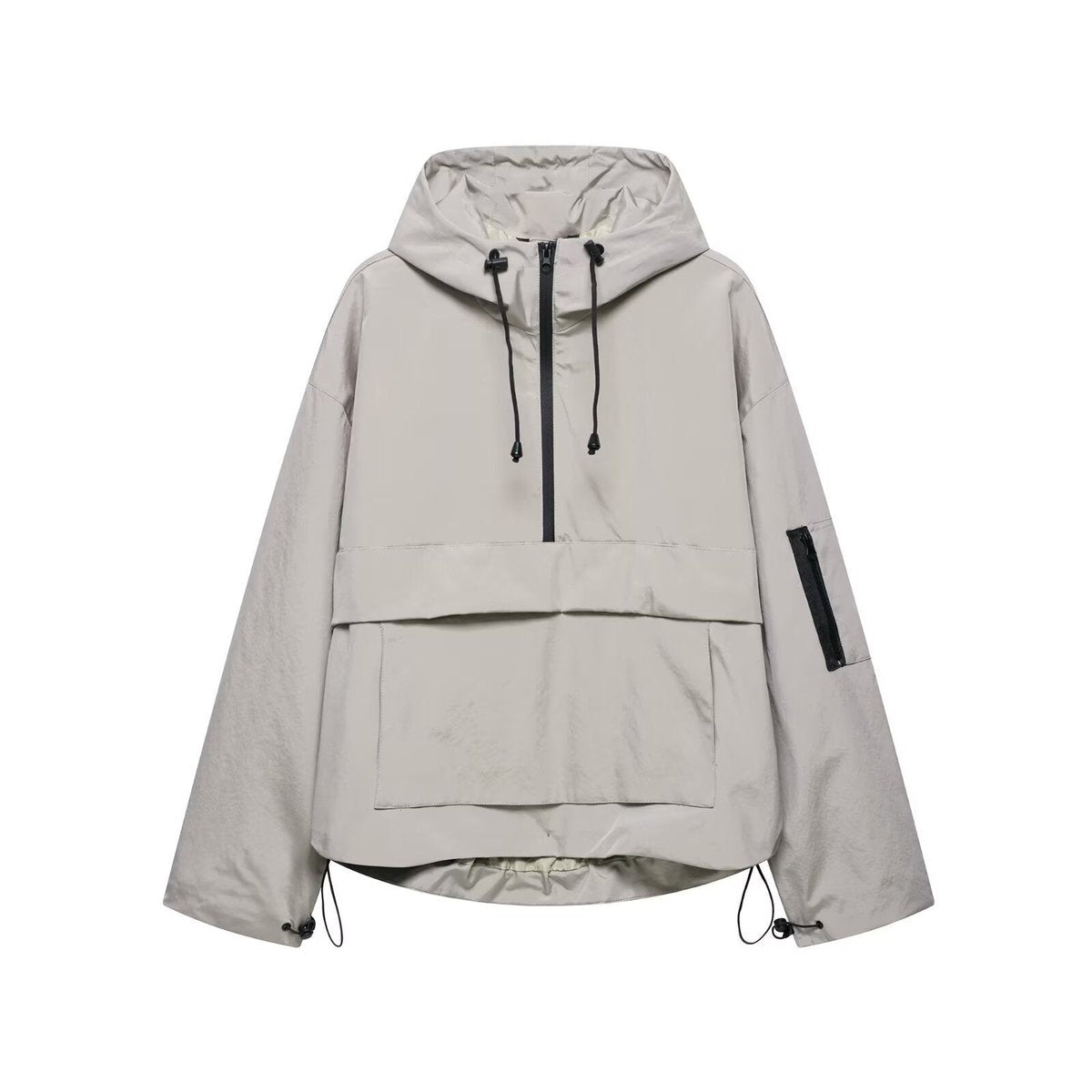Ada | Hooded Half-Zip Anorak