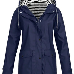 Gwyneth | Hooded Waterproof Rain Coat