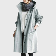 Nerissa | Hooded Relaxed-Fit Long Coat