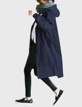 Nerissa | Hooded Relaxed-Fit Long Coat