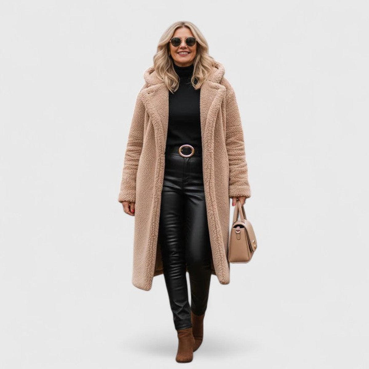 Della | Cosy Longline Hooded Coat