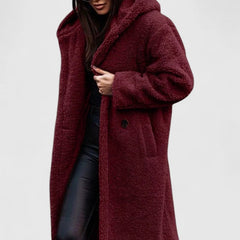 Della | Cosy Longline Hooded Coat