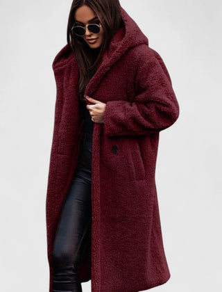 Della | Cosy Longline Hooded Coat
