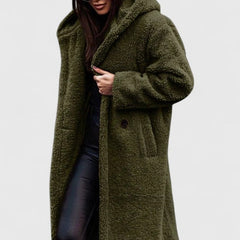 Della | Cosy Longline Hooded Coat