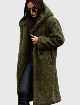 Della | Cosy Longline Hooded Coat