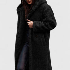 Della | Cosy Longline Hooded Coat