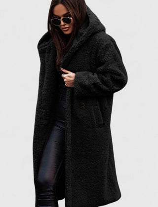Della | Cosy Longline Hooded Coat