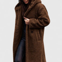 Della | Cosy Longline Hooded Coat