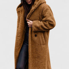 Della | Cosy Longline Hooded Coat
