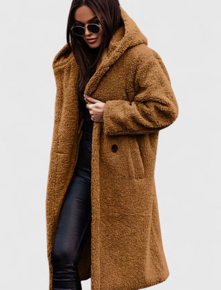 Della | Cosy Longline Hooded Coat