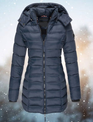 Brigid | Long Hooded Quilted Winter Coat