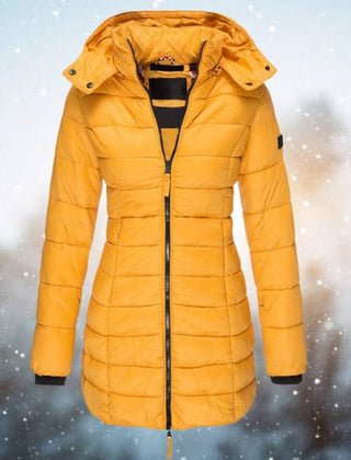 Brigid | Long Hooded Quilted Winter Coat