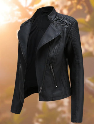 Charlotte | Zip-Up Moto Jacket