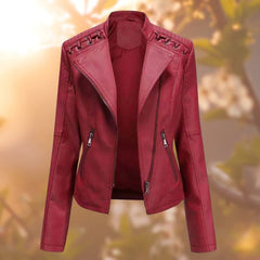 Sylvia | Moto-Style Zip-Up Jacket
