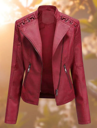 Sylvia | Moto-Style Zip-Up Jacket