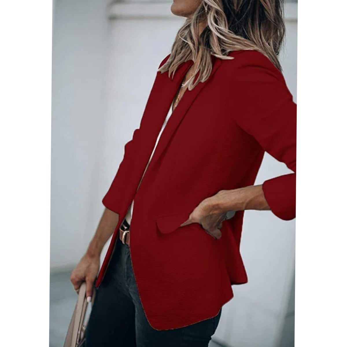 Natalie | Open-Front Tailored Blazer