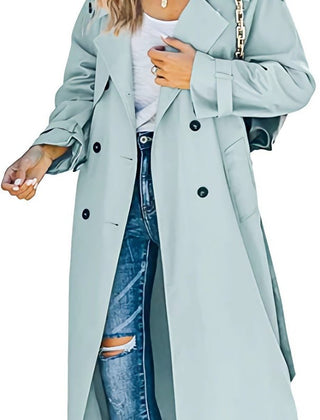 Juliet | Double-Breasted Belted Longline Trench Coat
