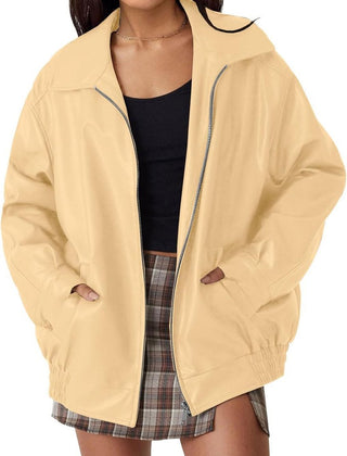 Nicola | Relaxed Zip-Up Bomber Jacket