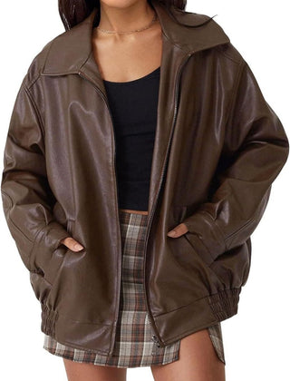 Nicola | Relaxed Zip-Up Bomber Jacket