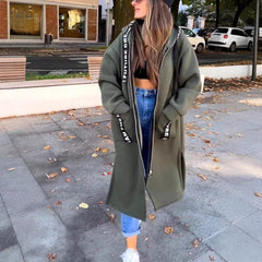 Helen | Oversized Longline Hooded Coat