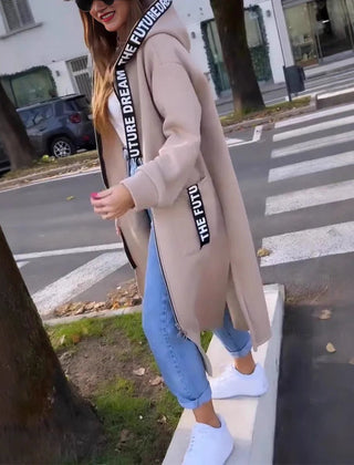 Helen | Oversized Longline Hooded Coat