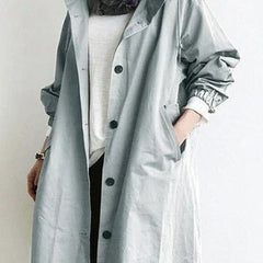 Margery | Relaxed Hooded Longline Coat