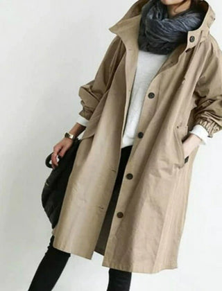 Margery | Relaxed Hooded Longline Coat
