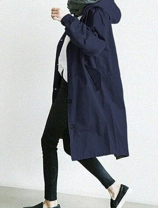 Margery | Relaxed Hooded Longline Coat