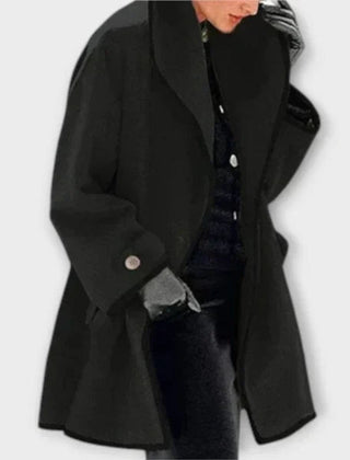 Hermione | Oversized Contrast-Trim Coat