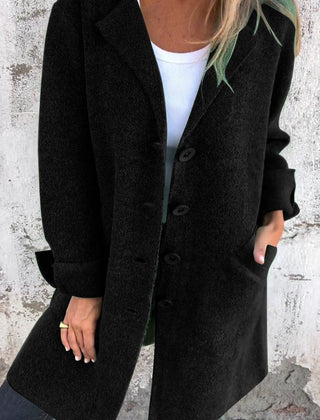 Rosamund | Relaxed Longline Lapel Coat