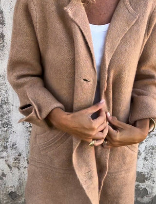 Rosamund | Relaxed Longline Lapel Coat