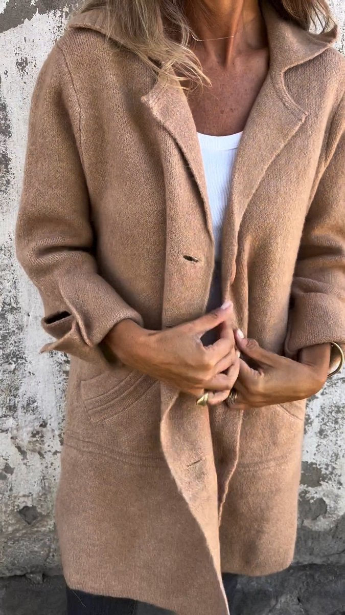 Rosamund | Relaxed Longline Lapel Coat